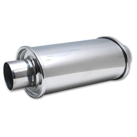 Vibrant VIBRANT 1142 Exhaust Resonator - 3 X 3 In. Center Outlet V32-1142